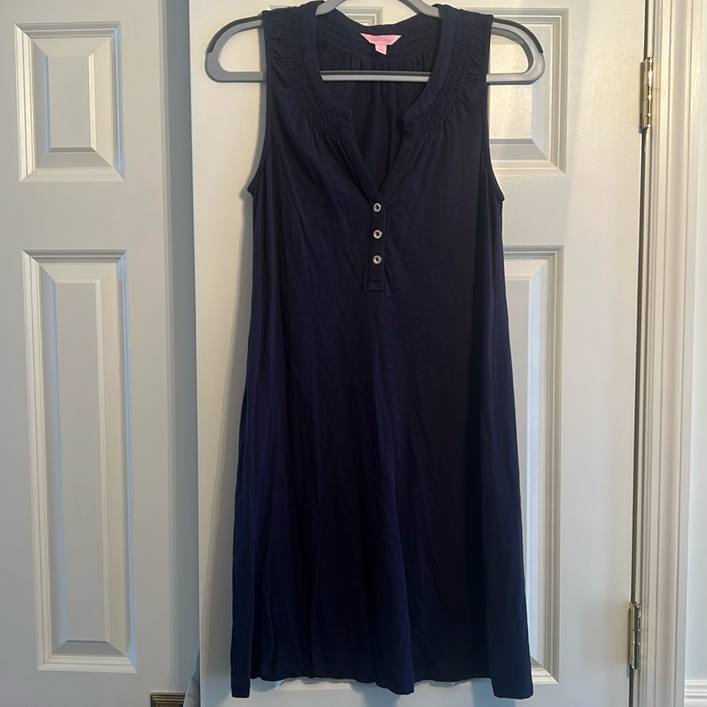 Lilly Pulitzer Navy Essie Dress, Size Small